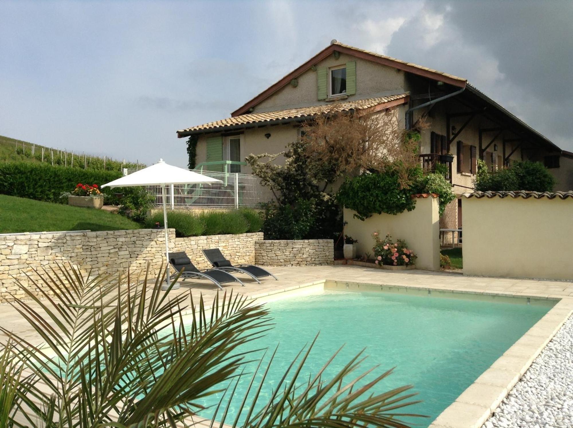 La Croix De Saburin Bed & Breakfast Quincié-en-Beaujolais Eksteriør bilde
